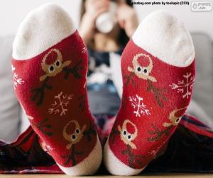 Puzzle Νίκαια χριστουγεννιάτικες κάλτσες